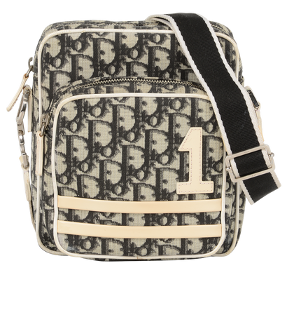 Vintage Oblique Trotter Messenger, front view